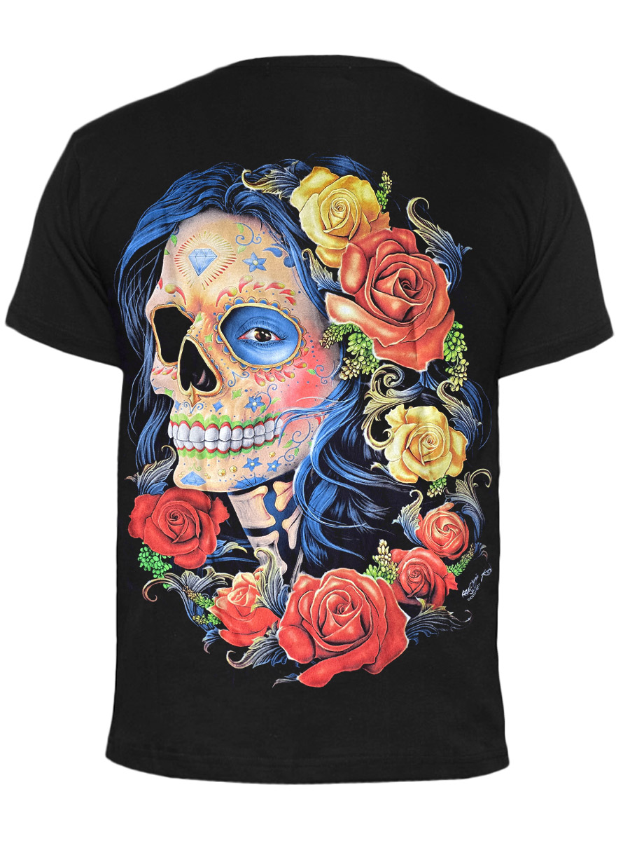 Футболка Rock Chang Santa Muerte - фото 3 - rockbunker.ru