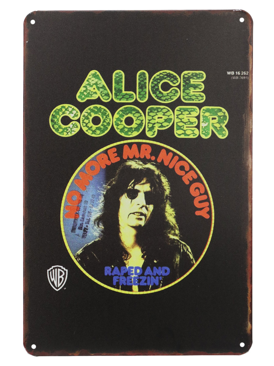 Табличка Alice Cooper - фото 1 - rockbunker.ru