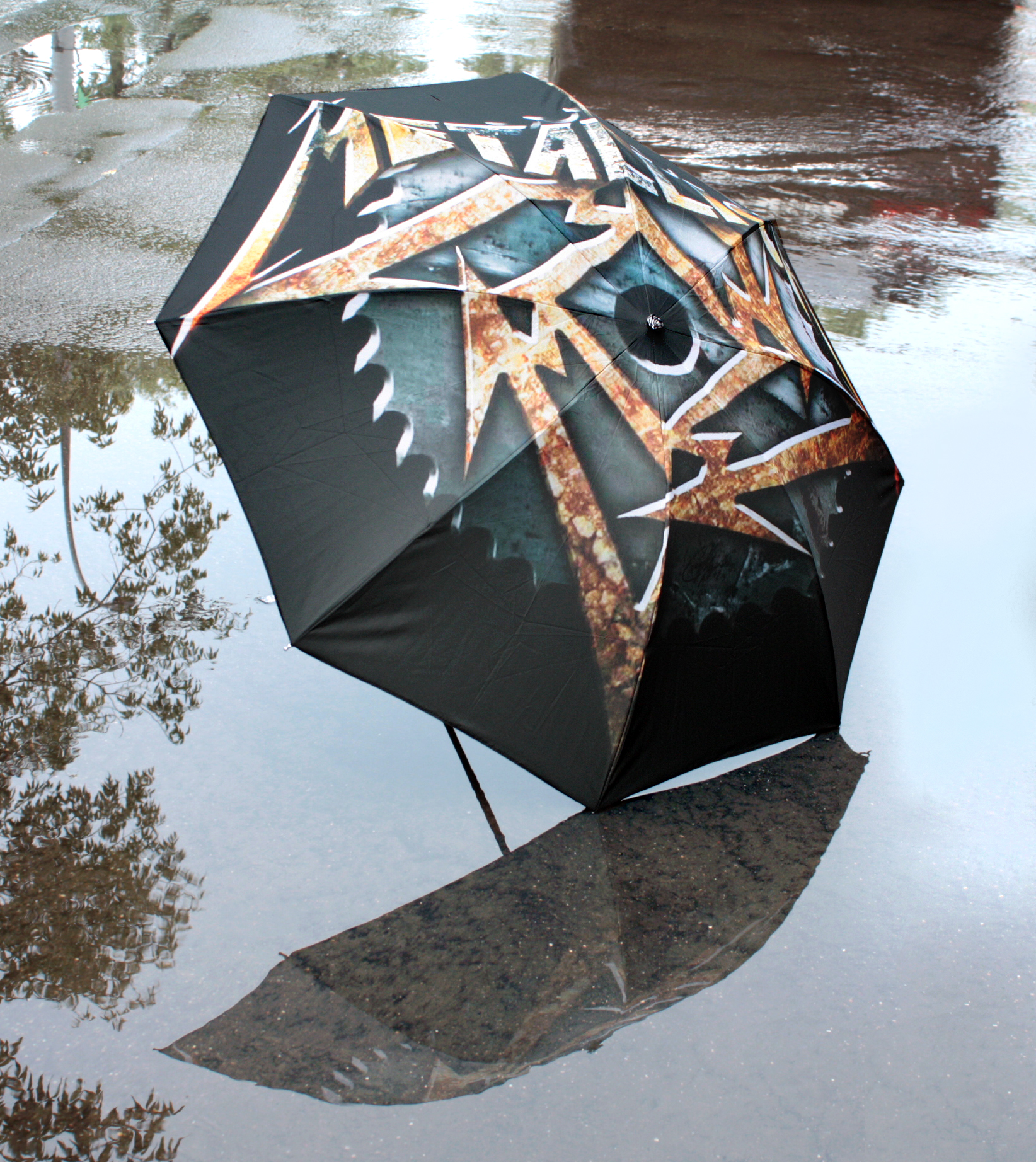 Зонт Metallica лого - фото 5 - rockbunker.ru