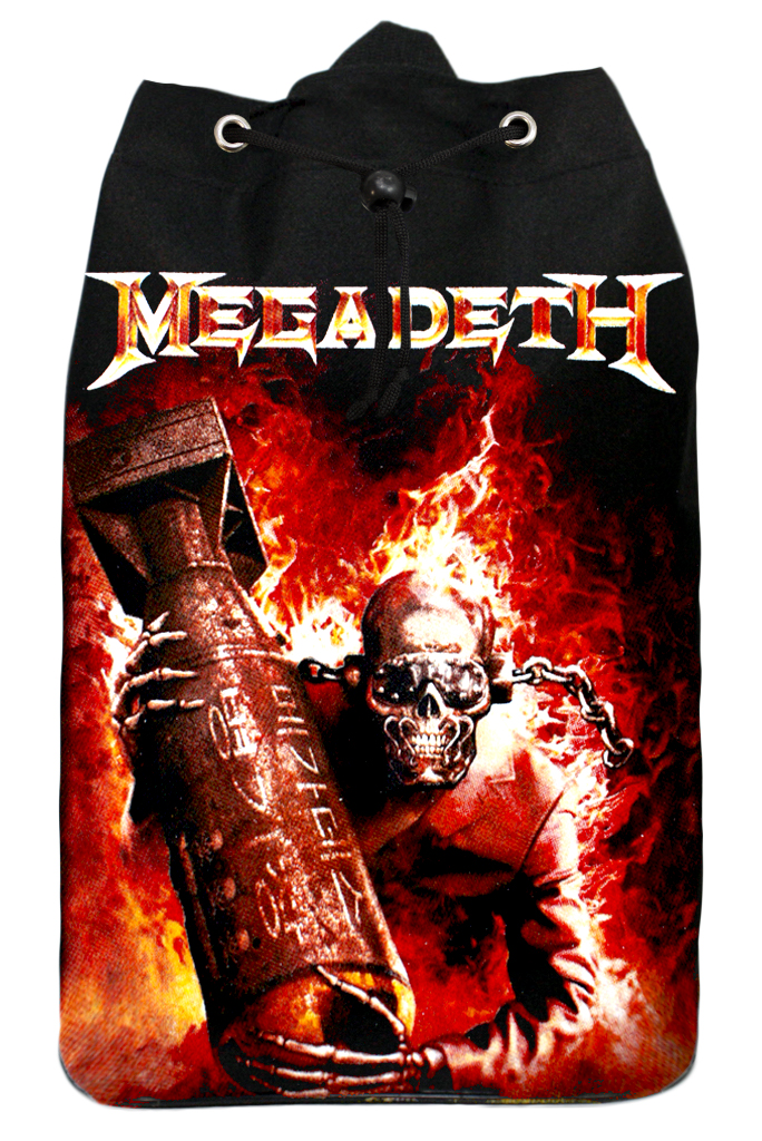 Торба Megadeth текстильная - фото 1 - rockbunker.ru