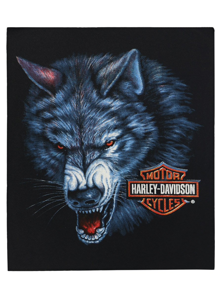 Нашивка Harley Davidson - фото 1 - rockbunker.ru