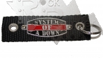 Брелок System of a Down текстильный с металлическим жетоном - фото 1 - rockbunker.ru