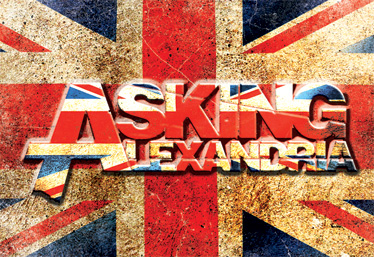 Кожаная нашивка Asking Alexandria - фото 1 - rockbunker.ru