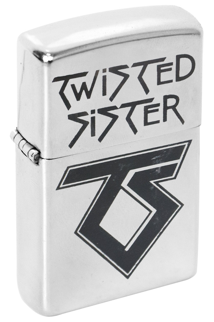 Зажигалка с гравировкой Twisted Sister - фото 1 - rockbunker.ru