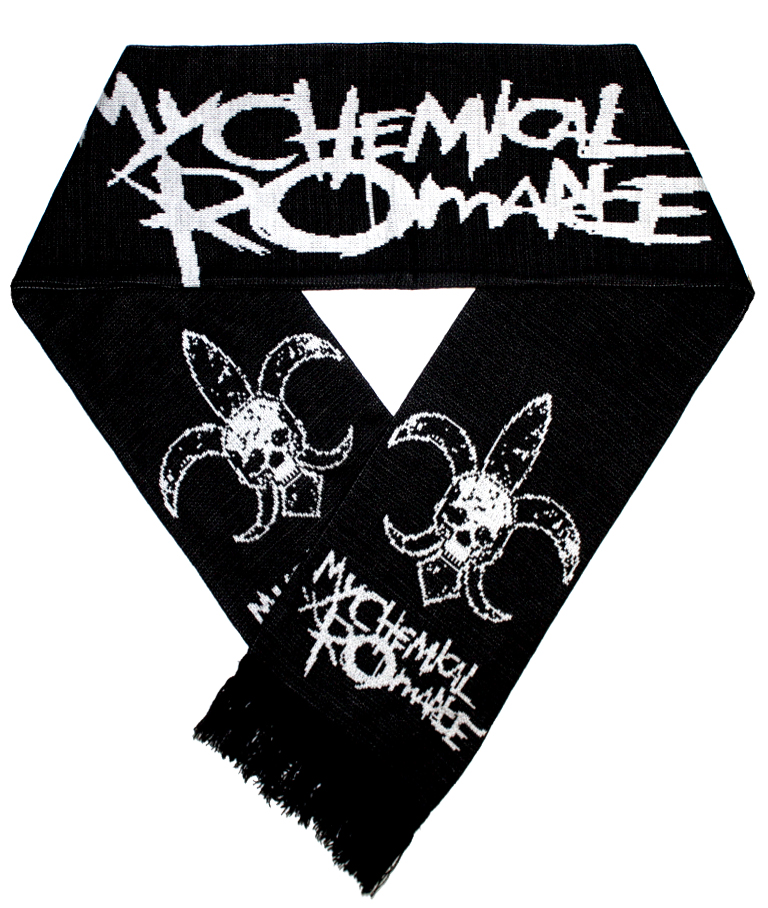 Шарф зимний My Chemical Romance - фото 1 - rockbunker.ru
