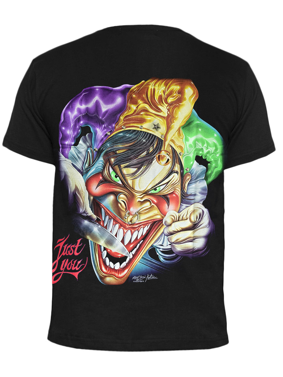 Футболка Rock Chang Psycho Joker - фото 4 - rockbunker.ru
