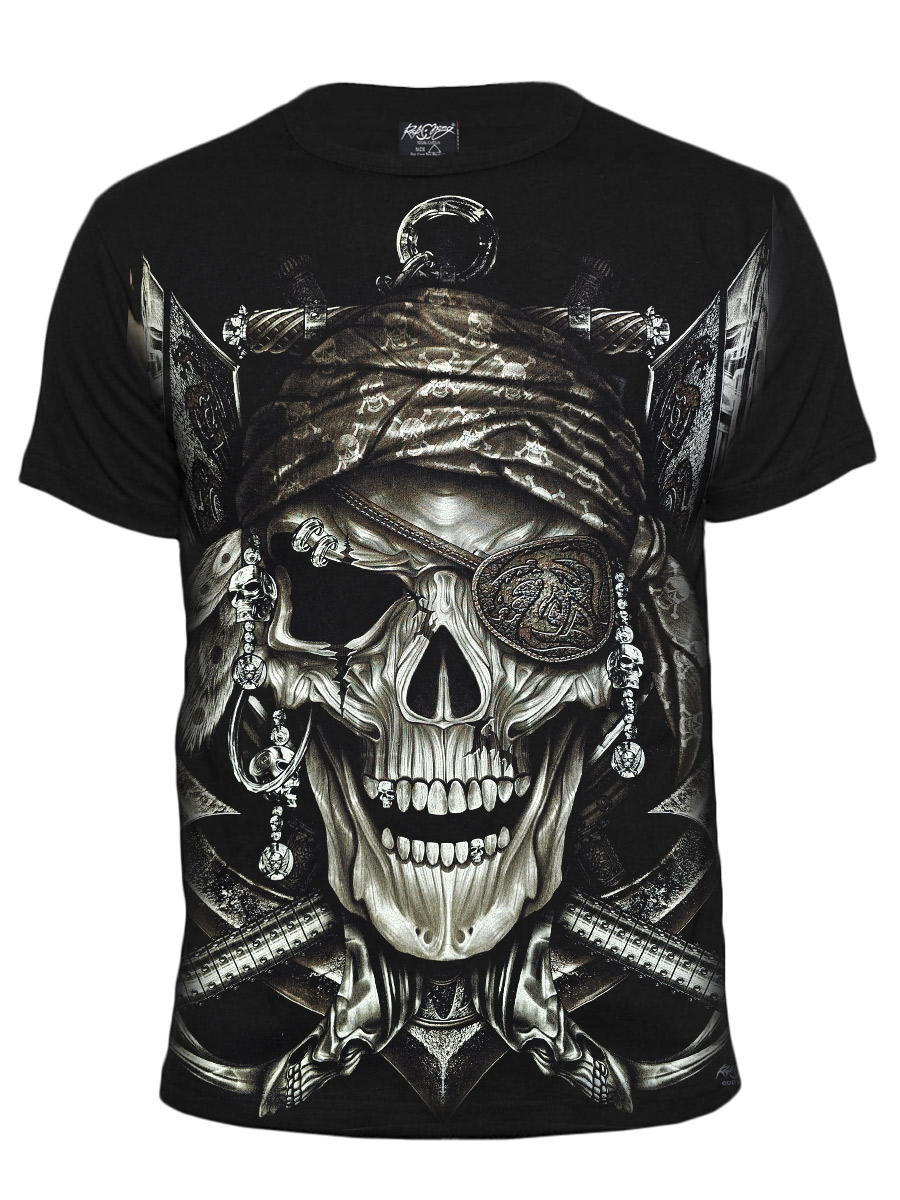 Футболка Rock Chang Череп - фото 1 - rockbunker.ru