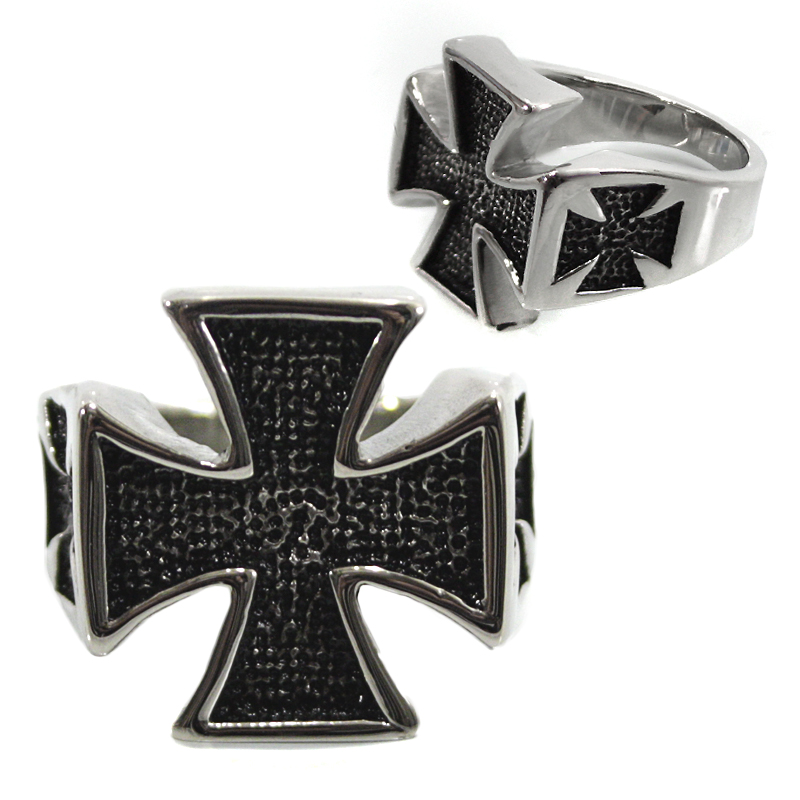 Кольцо Мальтийский крест - фото 1 - rockbunker.ru