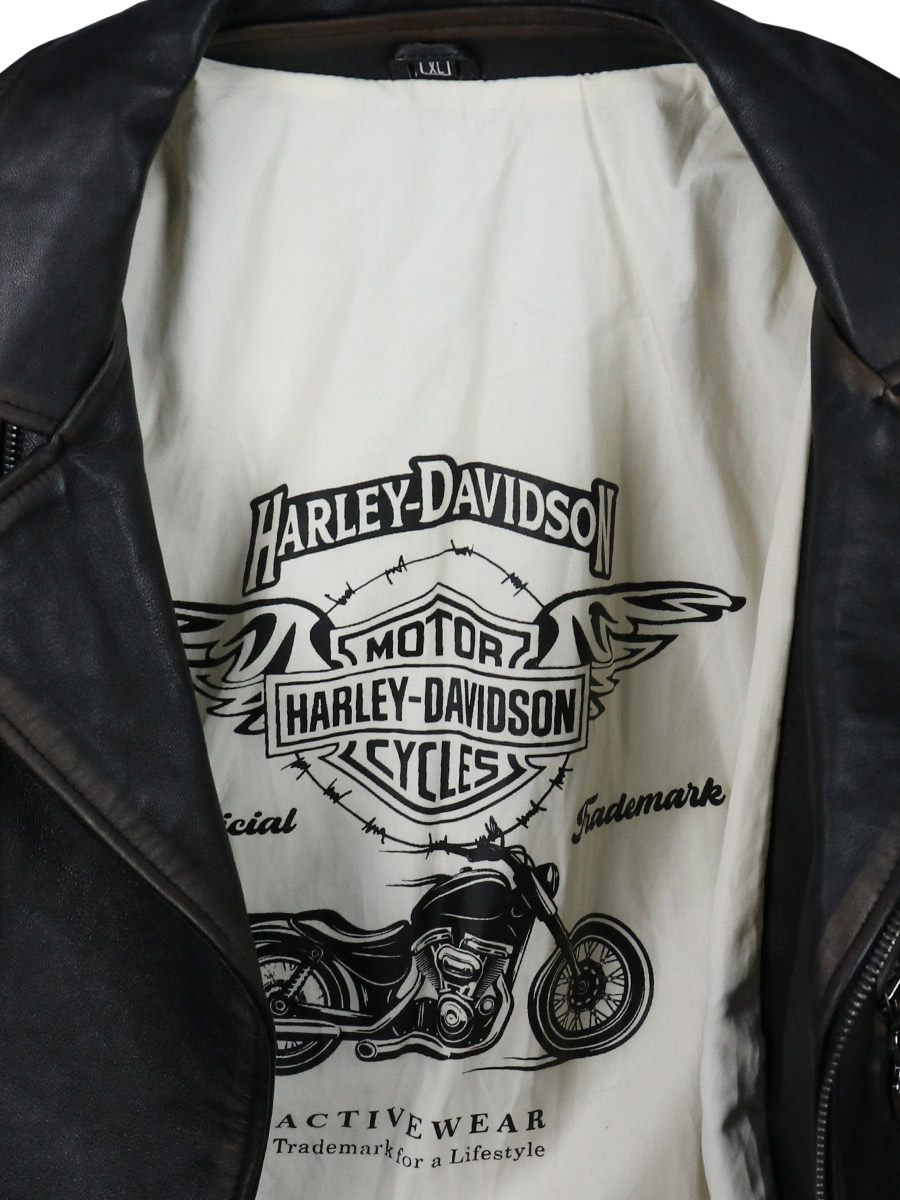 Косуха мужская Harley Davidson - фото 3 - rockbunker.ru