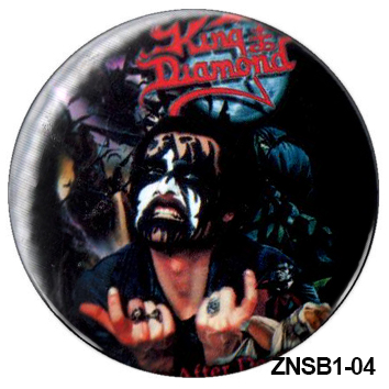 Значок King Diamond Life After Death - фото 1 - rockbunker.ru