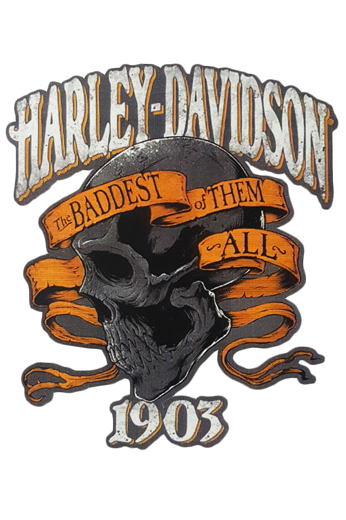 Наклейка-стикер Harley Davidson - фото 1 - rockbunker.ru