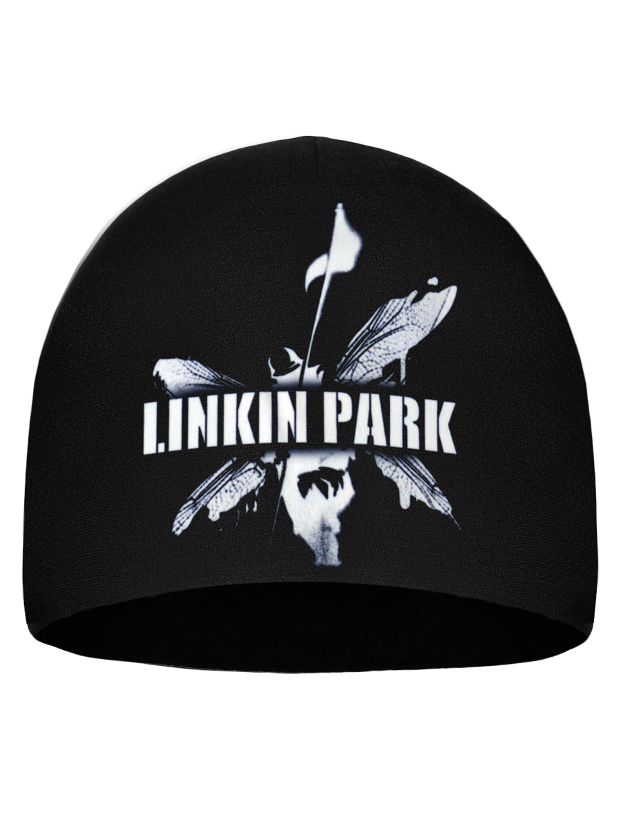Шапка двухсторонняя Linkin Park - фото 1 - rockbunker.ru