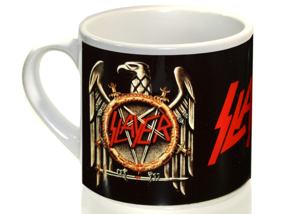 Чашка кофейная RockMerch Slayer - фото 1 - rockbunker.ru