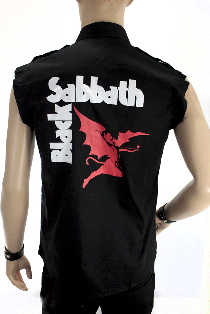 Рубашка Black Sabbath без рукавов - фото 2 - rockbunker.ru
