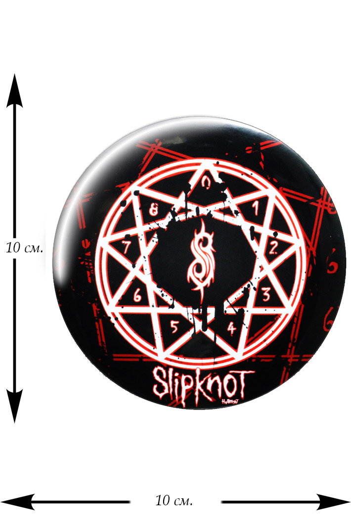 Значок Slipknot - фото 1 - rockbunker.ru
