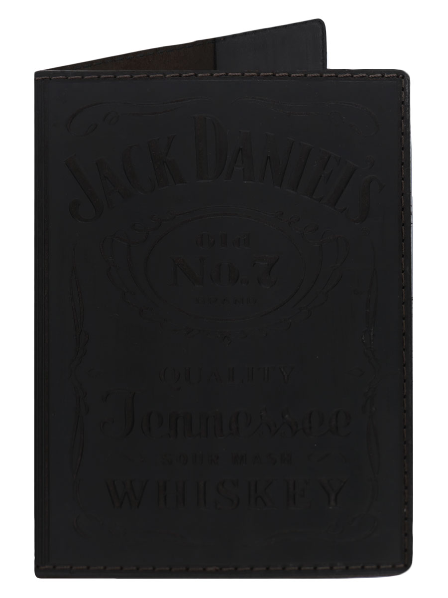 Обложка на паспорт Jack Daniels - фото 1 - rockbunker.ru