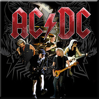 Магнит RockMerch AC DC - фото 1 - rockbunker.ru