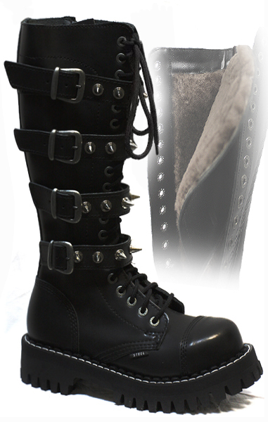 Зимние ботинки Steel на молнии 139-140 4P Spike Z - фото 1 - rockbunker.ru