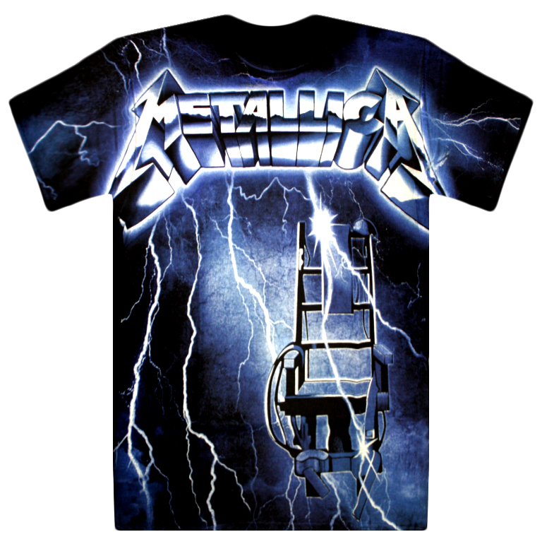 Футболка Metallica Ride the Lightning - фото 1 - rockbunker.ru