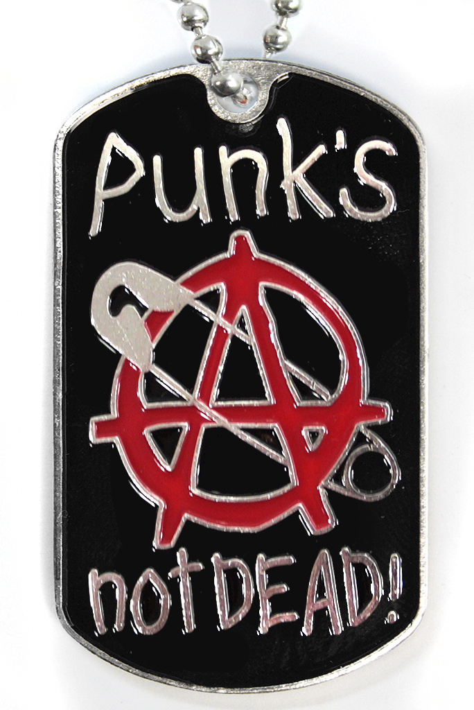 Жетон армейский Punks not Dead - фото 1 - rockbunker.ru