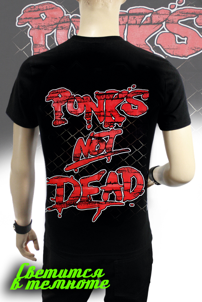 Футболка Rock Chang Punks Not Dead - фото 2 - rockbunker.ru