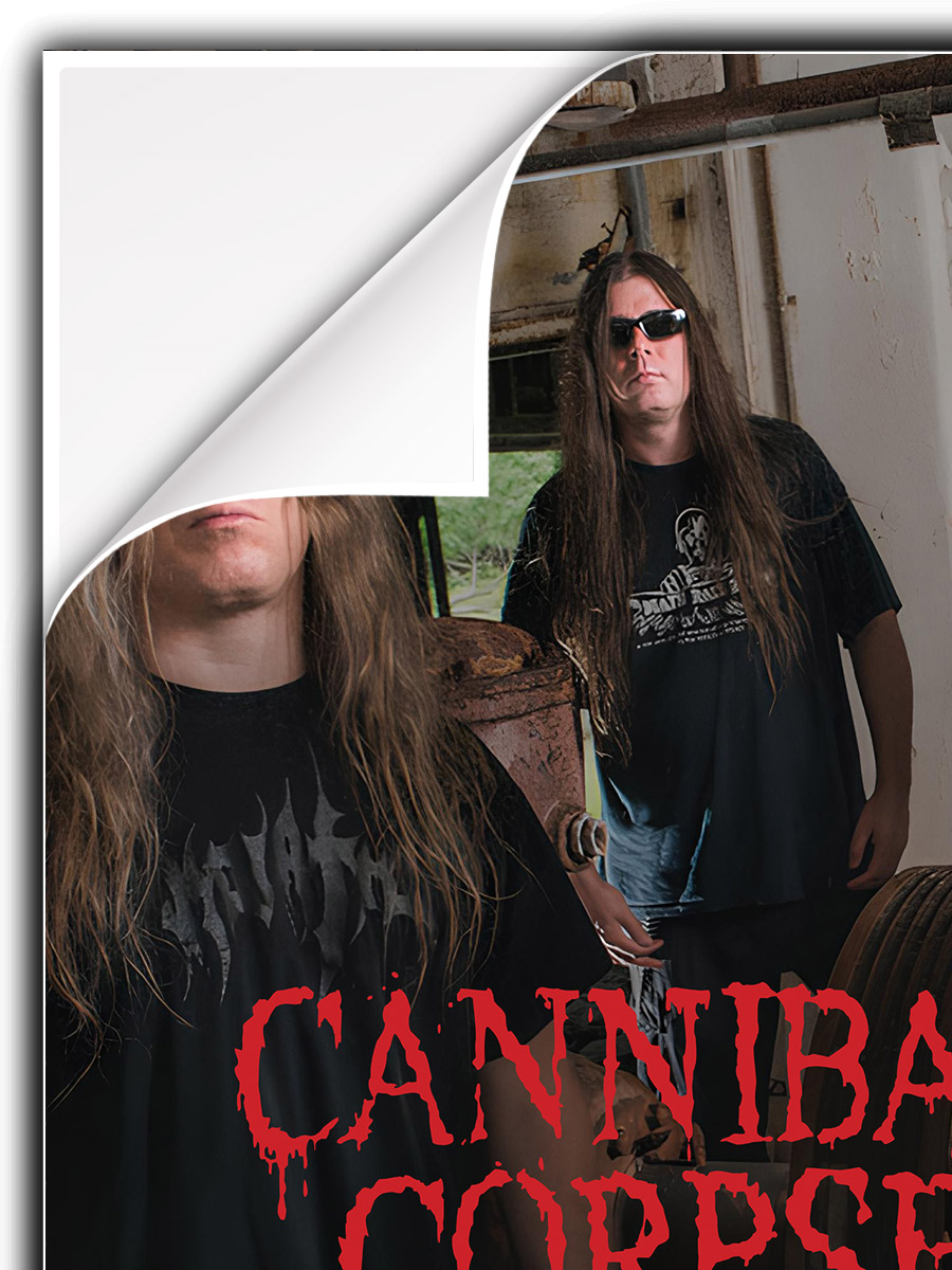 Плакат самоклеющийся на стену Cannibal Corpse - фото 3 - rockbunker.ru