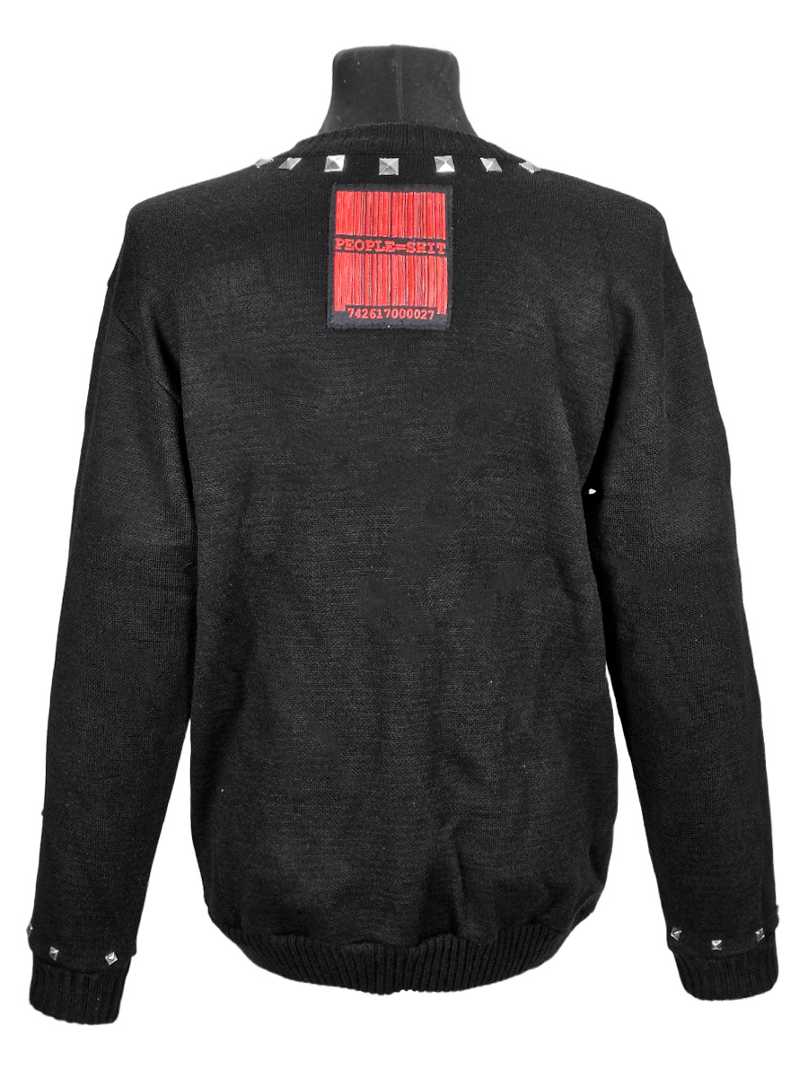 Свитер кастомный Eat the Rich - фото 2 - rockbunker.ru