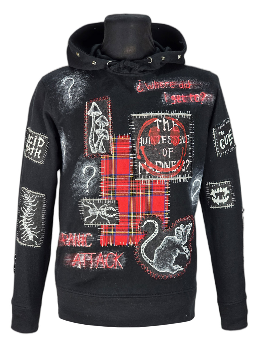 Кастомная толстовка Panic Attack - фото 1 - rockbunker.ru
