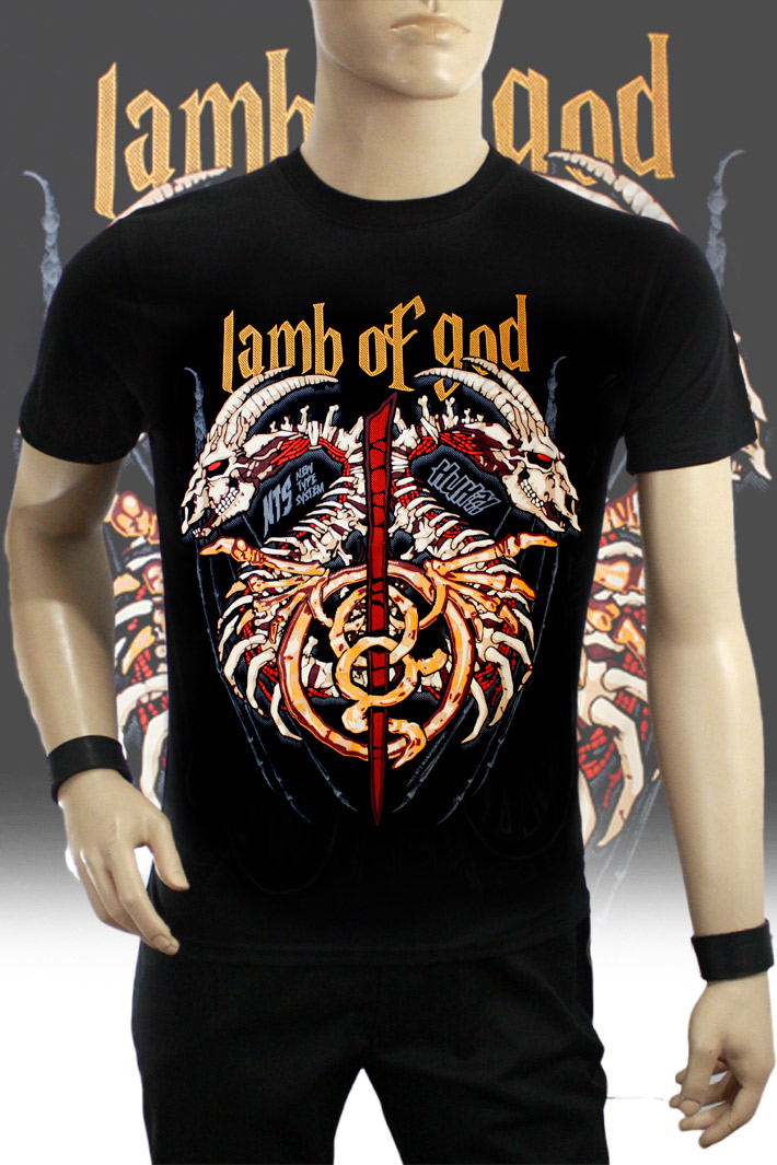 Футболка New Type System Lamb of God - фото 1 - rockbunker.ru