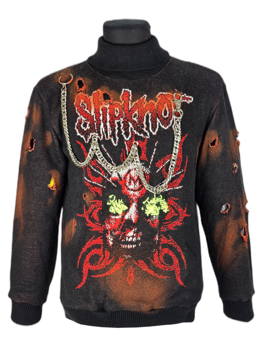 Кастомный свитер Slipknot - фото 1 - rockbunker.ru