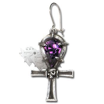 Серьга Alchemy Gothic E239 Crystalankh - фото 1 - rockbunker.ru