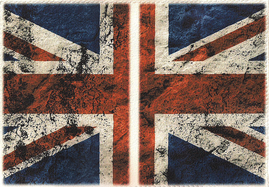 Обложка Флаг Великобритании для паспорта - фото 1 - rockbunker.ru