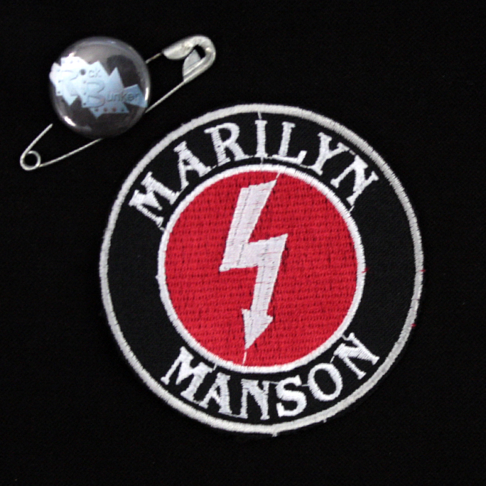 Нашивка Marilyn Manson - фото 1 - rockbunker.ru
