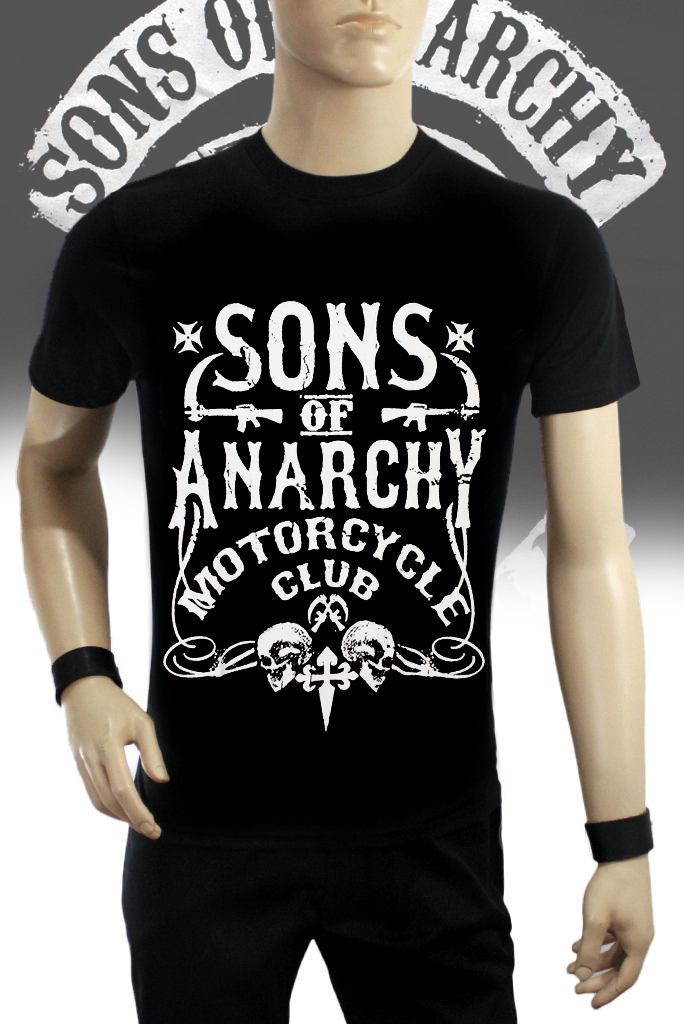 Футболка RockMerch Sons of Anarchy Motorcycle Club - фото 2 - rockbunker.ru