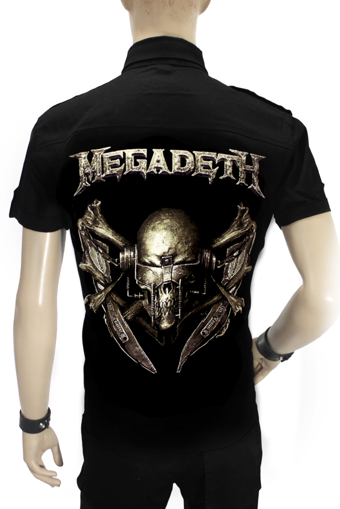 Рубашка с коротким рукавом Megadeth - фото 2 - rockbunker.ru