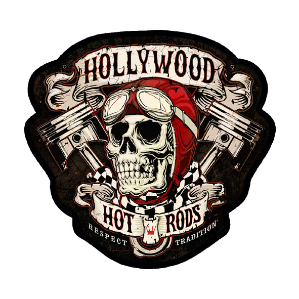 Наклейка-стикер Hollywood Hot Rods - фото 1 - rockbunker.ru