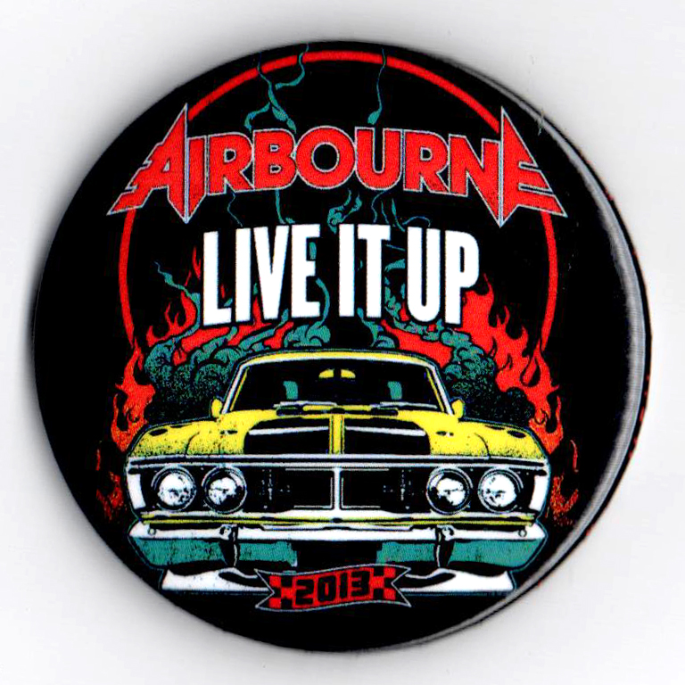 Магнит RockMerch Airbourne Live it up - фото 1 - rockbunker.ru