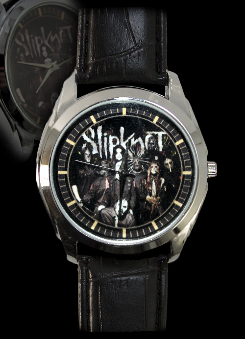 Часы RockMerch Slipknot наручные - фото 1 - rockbunker.ru