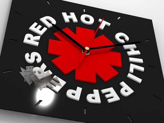 Часы настенные Red Hot Chili Peppers - фото 2 - rockbunker.ru