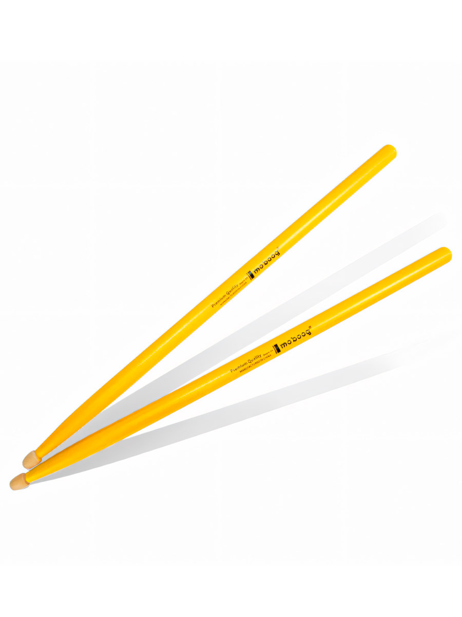 Барабанные палочки Moboog  Желтые - фото 1 - rockbunker.ru