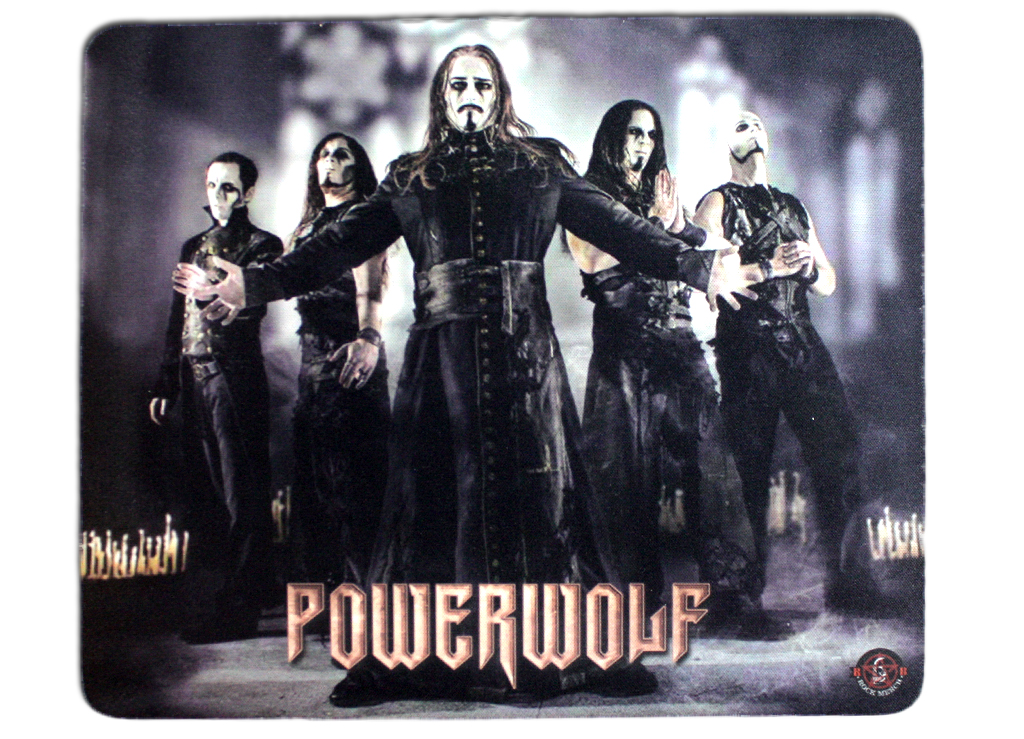 Коврик для мыши RockMerch Powerwolf - фото 1 - rockbunker.ru