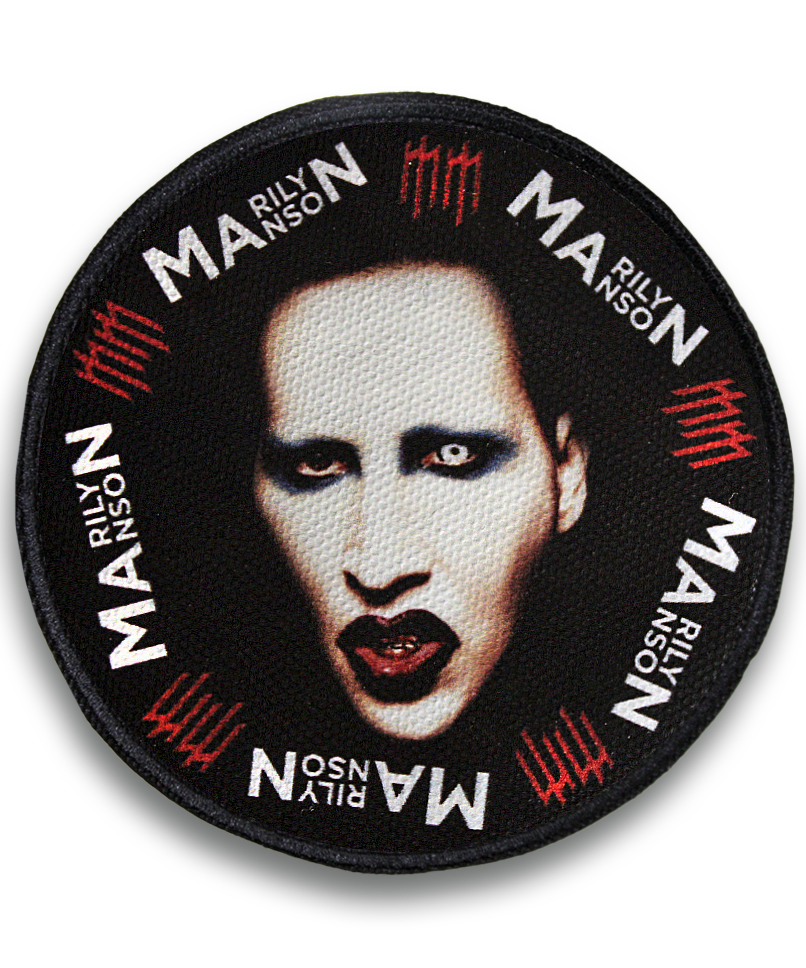 Нашивка Rock Merch VIP Marilyn Manson - фото 1 - rockbunker.ru