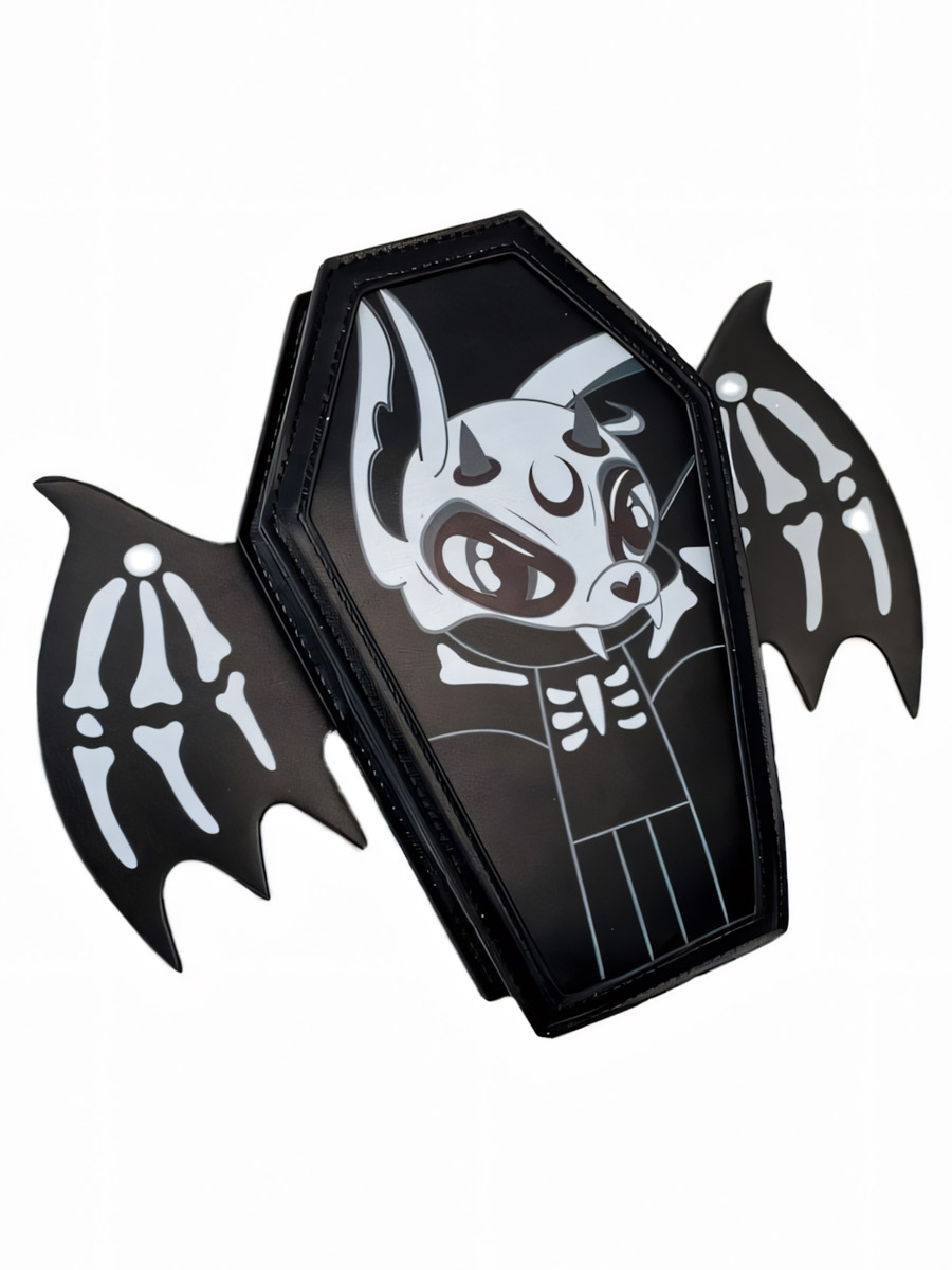 Сумка - Гробик Летучая Мышь черная  - фото 1 - rockbunker.ru
