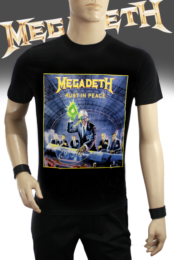 Футболка Hot Rock Megadeth Rust In Peace - фото 1 - rockbunker.ru