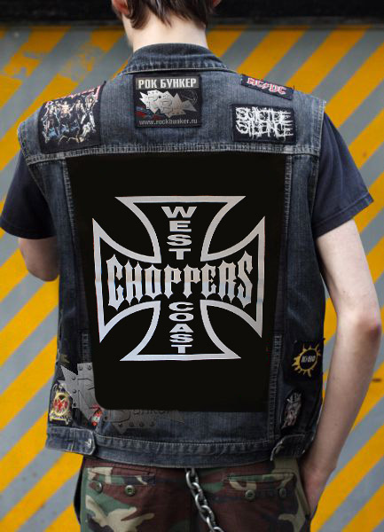 Нашивка West Coast Choppers - фото 1 - rockbunker.ru