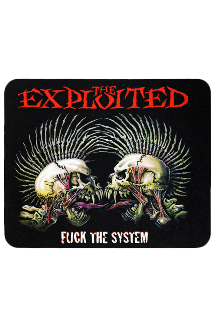 Коврик для мыши The Exploited Fuck The System - фото 1 - rockbunker.ru