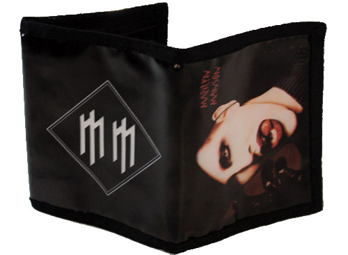 Кошелек Marilyn Manson из кожзаменителя - фото 2 - rockbunker.ru
