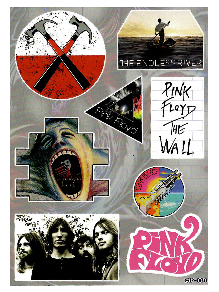Набор стикеров Pink Floyd - фото 2 - rockbunker.ru