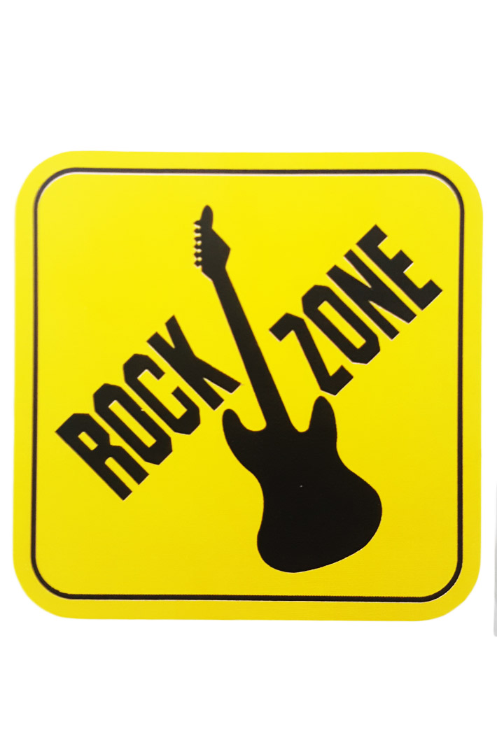 Наклейка-стикер Rock Zone - фото 1 - rockbunker.ru