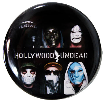 Значок RockMerch Hollywood Undead группа - фото 1 - rockbunker.ru